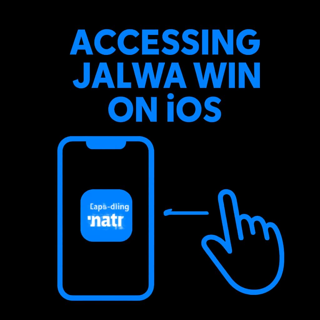 Diagram explaining device compatibility for Jalwa Win on iOS.
