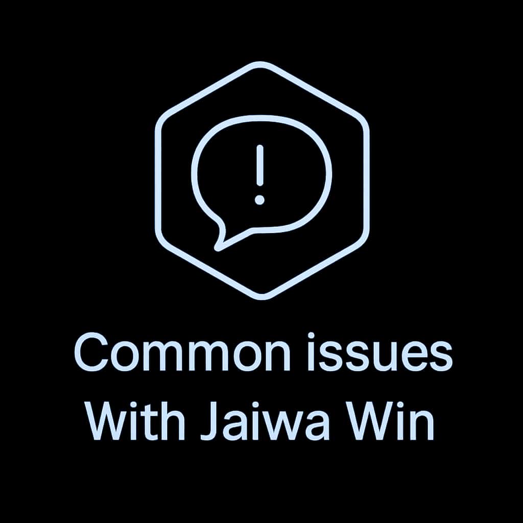 An icon representing the common issues users may face with Jalwa Win.