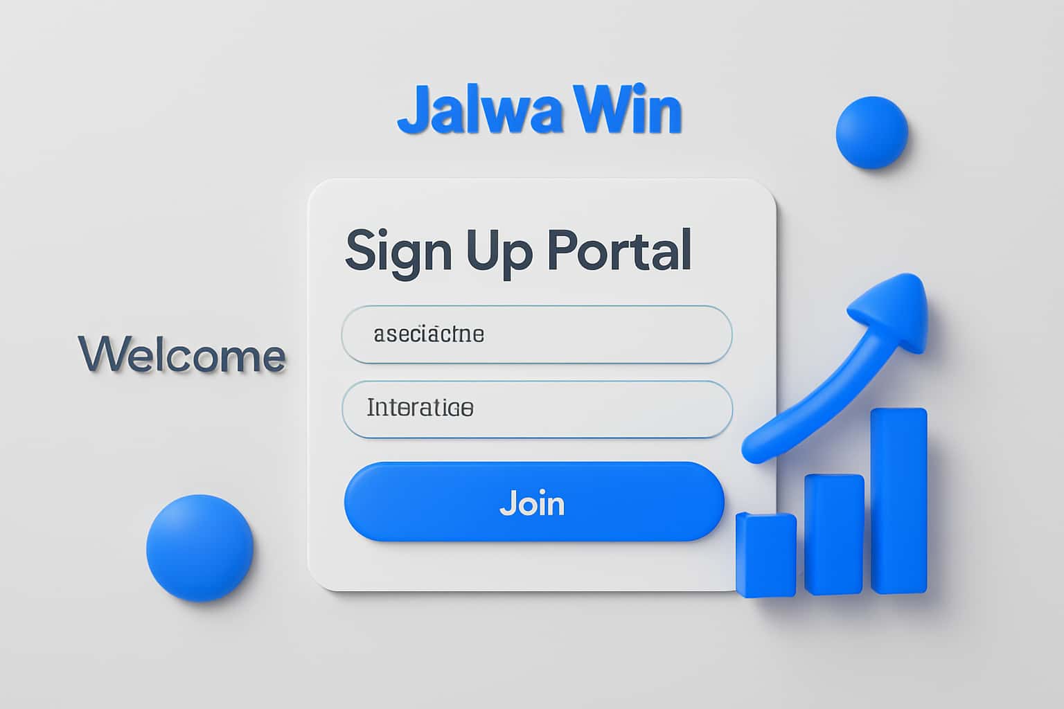 Jalwa Win Sign Up Portal Interface