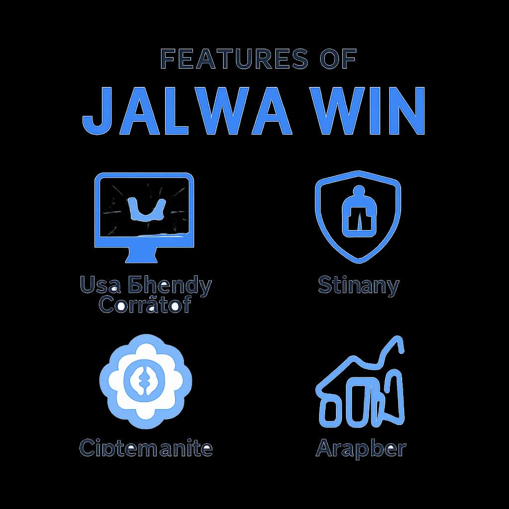 An educational diagram detailing features of Jalwa Win.