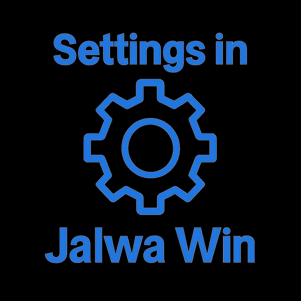 Icon representing the settings feature of Jalwa Win.